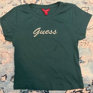 Guess Forest Green Baby Tee